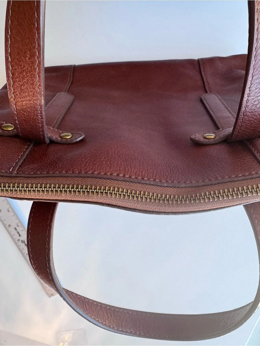 Fossil Brown Leather Handbag